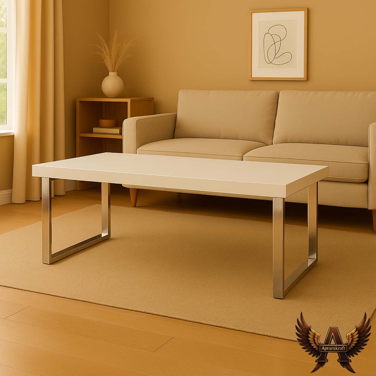 Contempo White Coffee Table