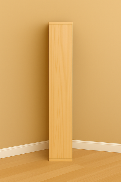 Solid Pine Wood 4-Tier Storage Rack