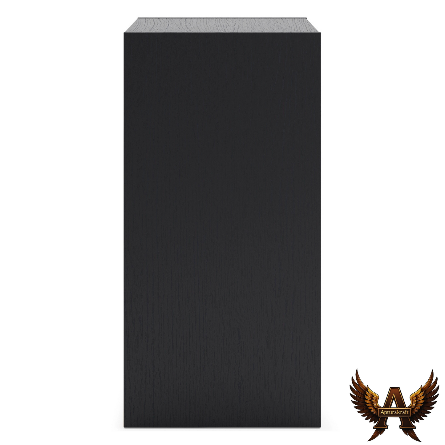 Black Engineered Wood 4-Cube Organizer
